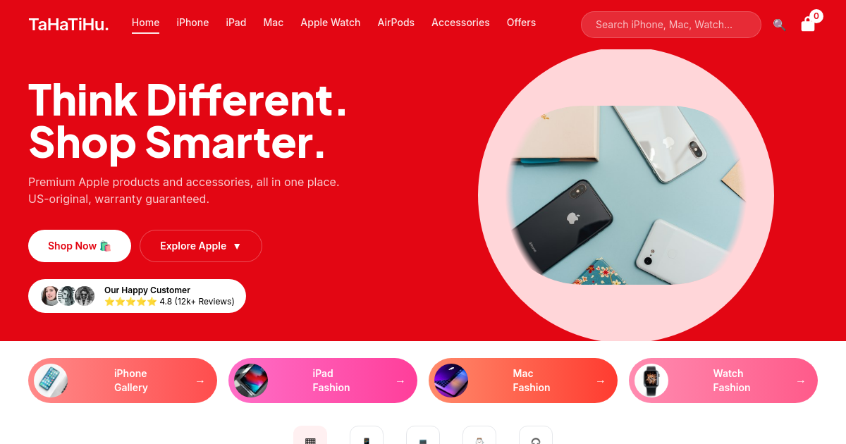 Preview of TaHaTiHu - Premium Apple Products & Accessories