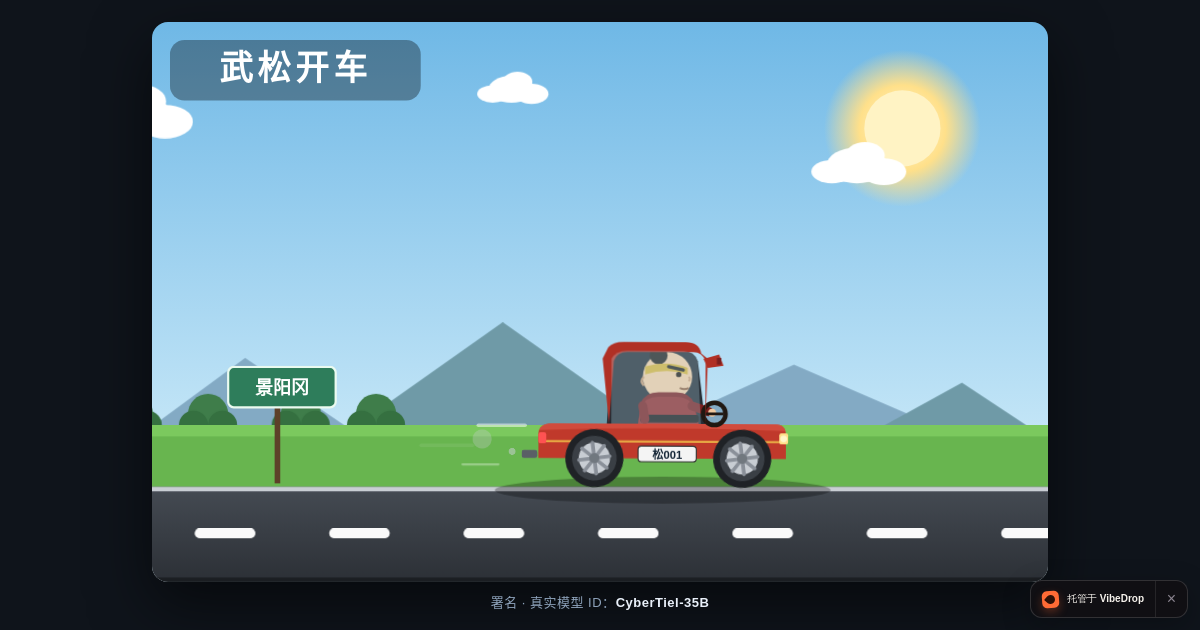 Preview of 武松开车 · SVG 动画