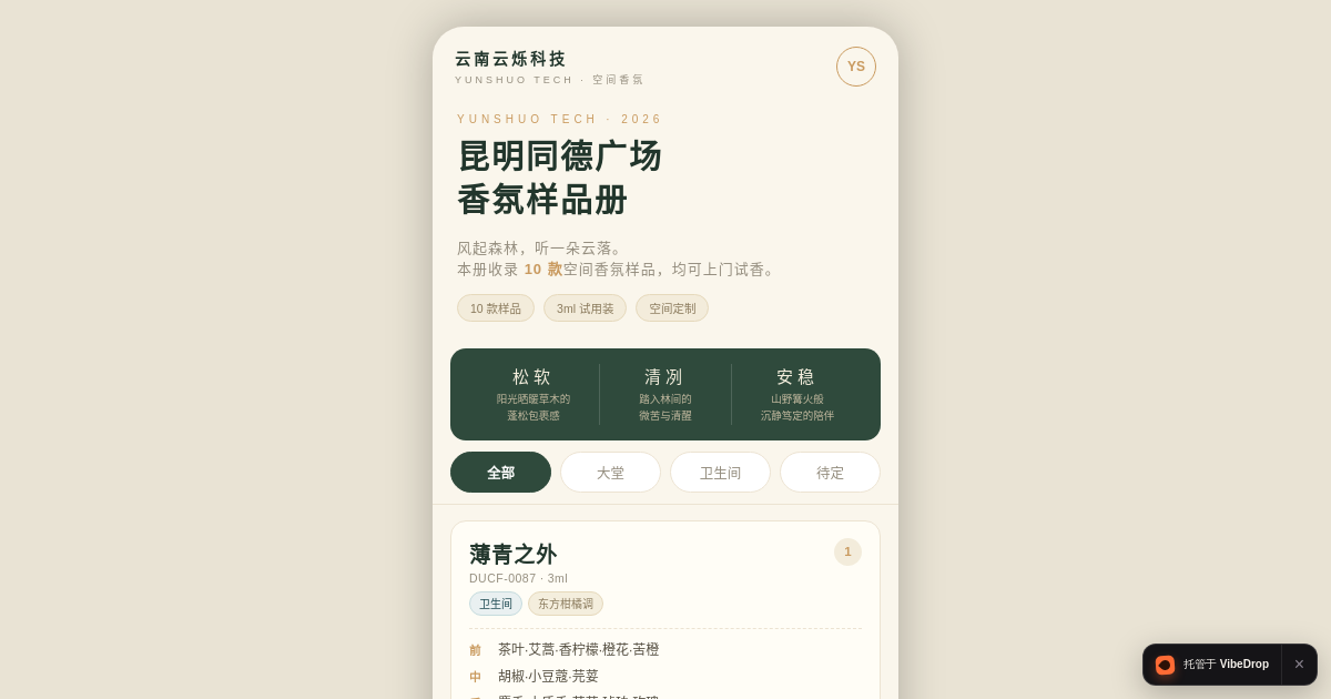 Preview of 云南云烁科技 · 香氛样品册 · 昆明同德广场